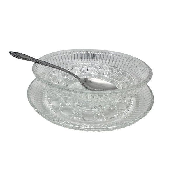 Vintage Royal Brighton Sauce Dressing Set with Server Bowl Plate NIB - Picture 4 of 6